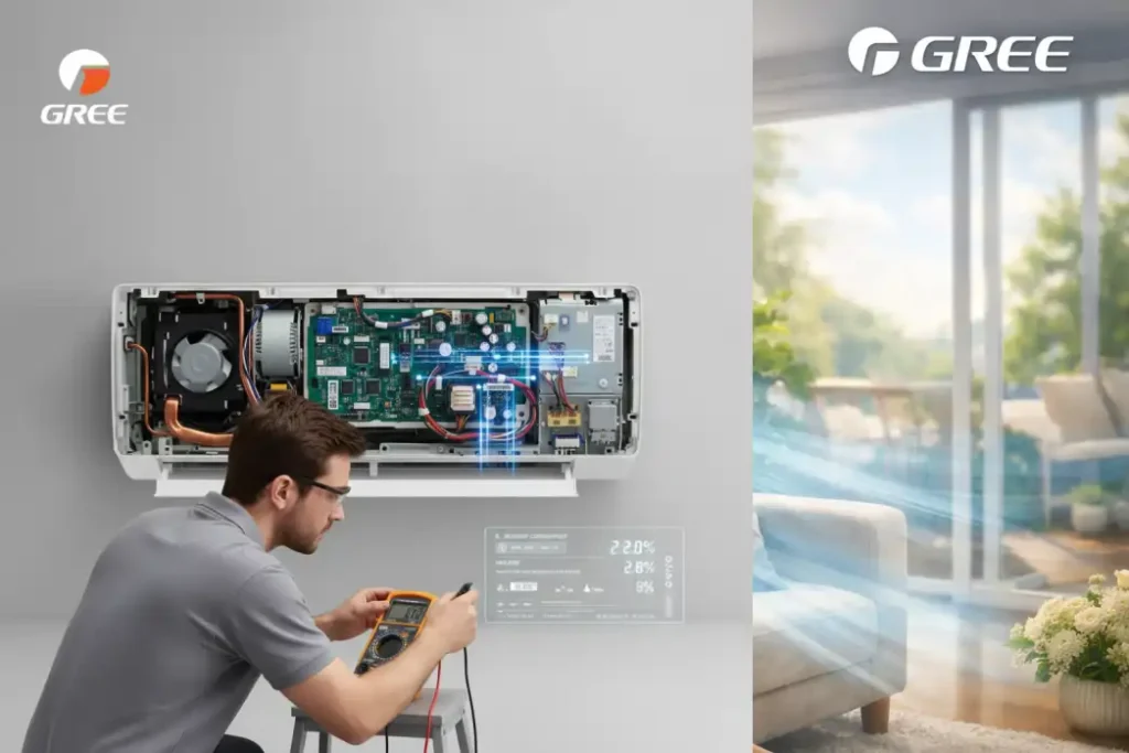 مصرف برق کولرگازی گری